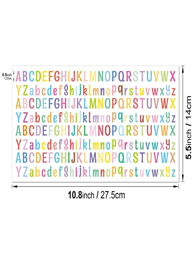AVERZELLA 2500 PCS 12 Sheets Letter Stickers Small Multicolors Mini Deco Sticker Waterproof Alphabet Stickers 1/2" Half in Vinyl Stick On Letters for Scrapbooking, Water Bottle, Mailbox (0.5 Inch) - Image 5